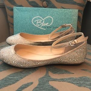 👰 BLUE BY BETSEY JOHNSON EVENING FLATS NEVER WORN